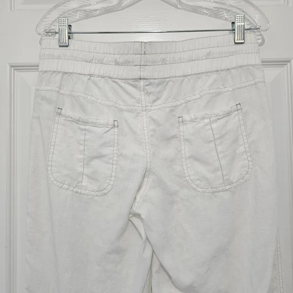Athleta Lakeside 100% Linen Pant Size 8 Tall - Picture 10 of 16